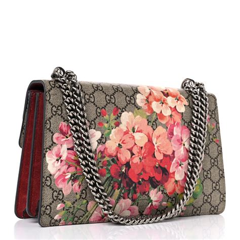 GUCCI GG Supreme Monogram Blooms Small Dionysus 